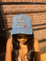 Leave Your Feelings At Home Blue Jean