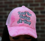 Leave your feelings at home Pink