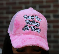 Leave your feelings at home Pink