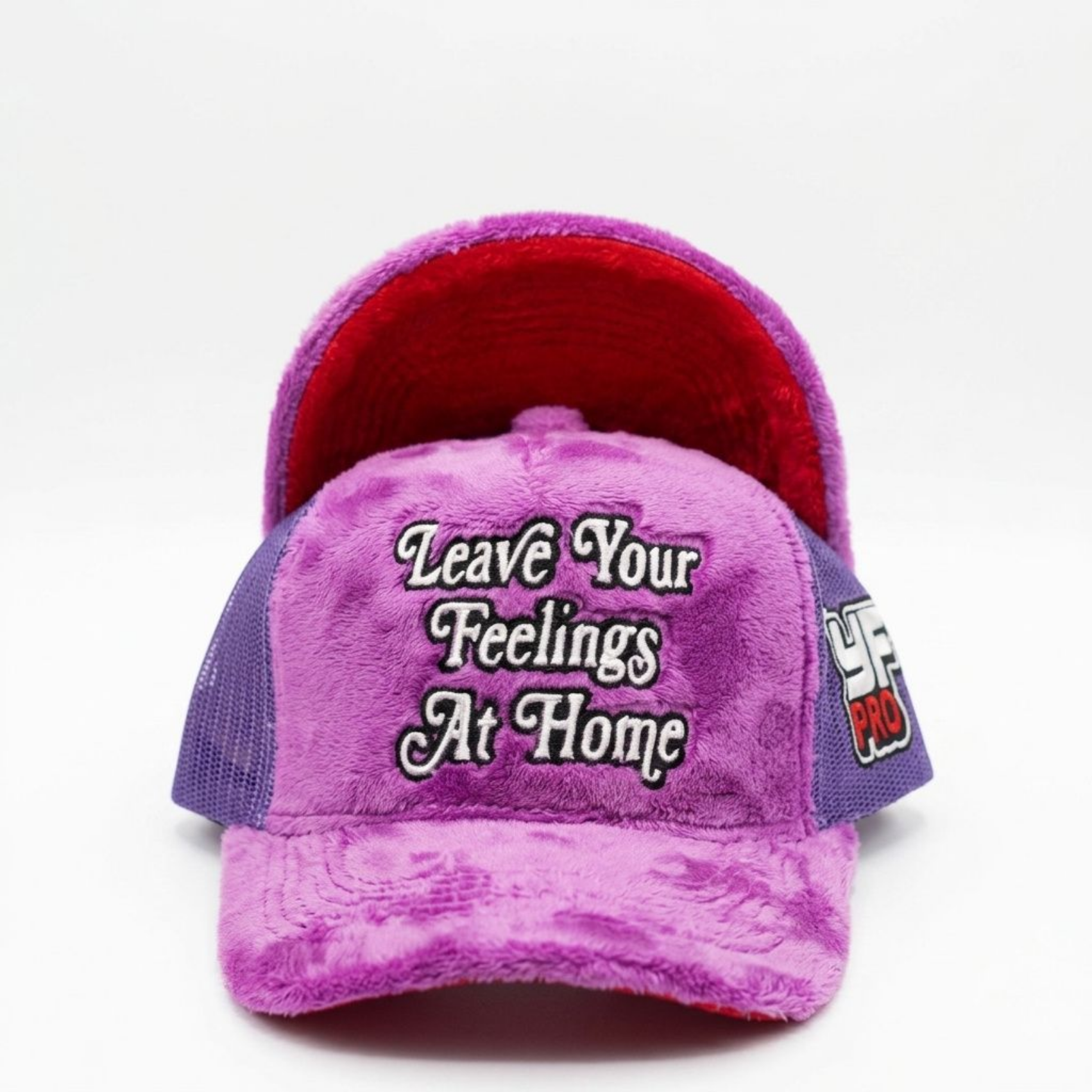 Leave Your Feelings At Home Purple Fur