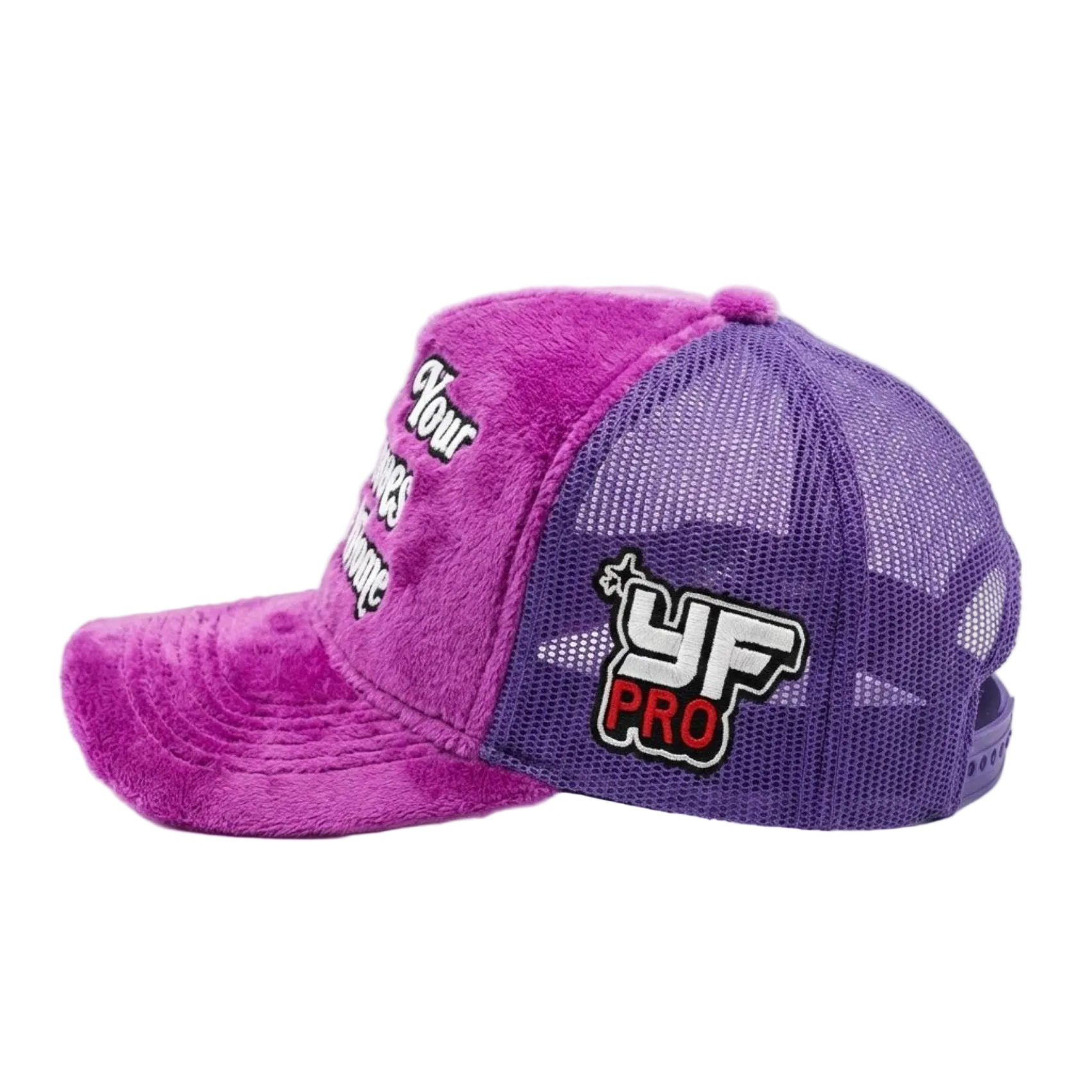 Leave Your Feelings At Home Purple Fur